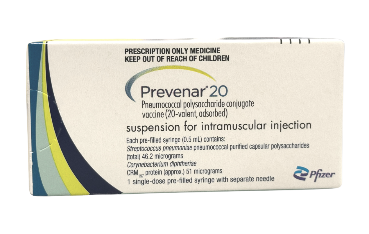 20價肺炎球菌疫苗(Prevenar 20)