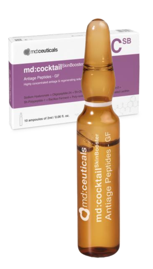 複合胜肽再生因子原液md:cocktail SkinBooster Antiage Peptides-GF（2ml）